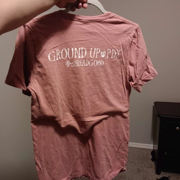 Women's Mauve Graphic Tee - "Lifting Womxn Up" - Picture 5 of 12